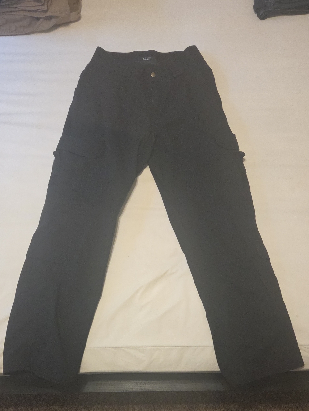 5.11 Tactical Black Cargo Pants with Multiple Utility Pockets